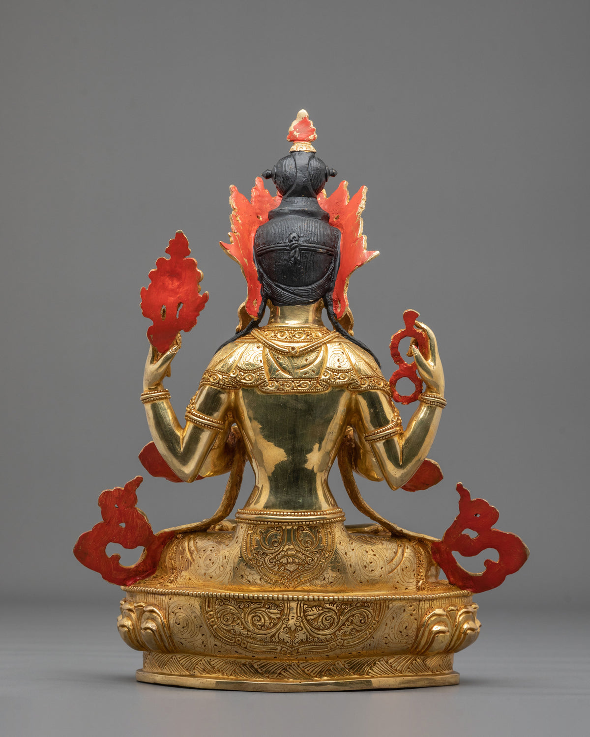 Chenrezig Copper Statue | Sacred Buddhist Guardian