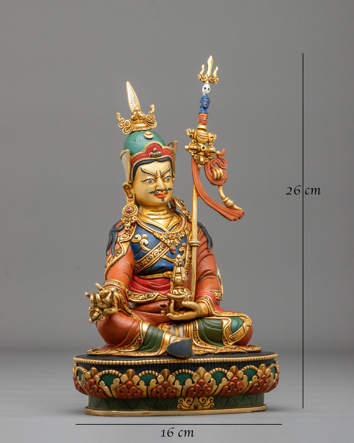 Guru Rinpoche Statue | Traditional Buddhist Artwork