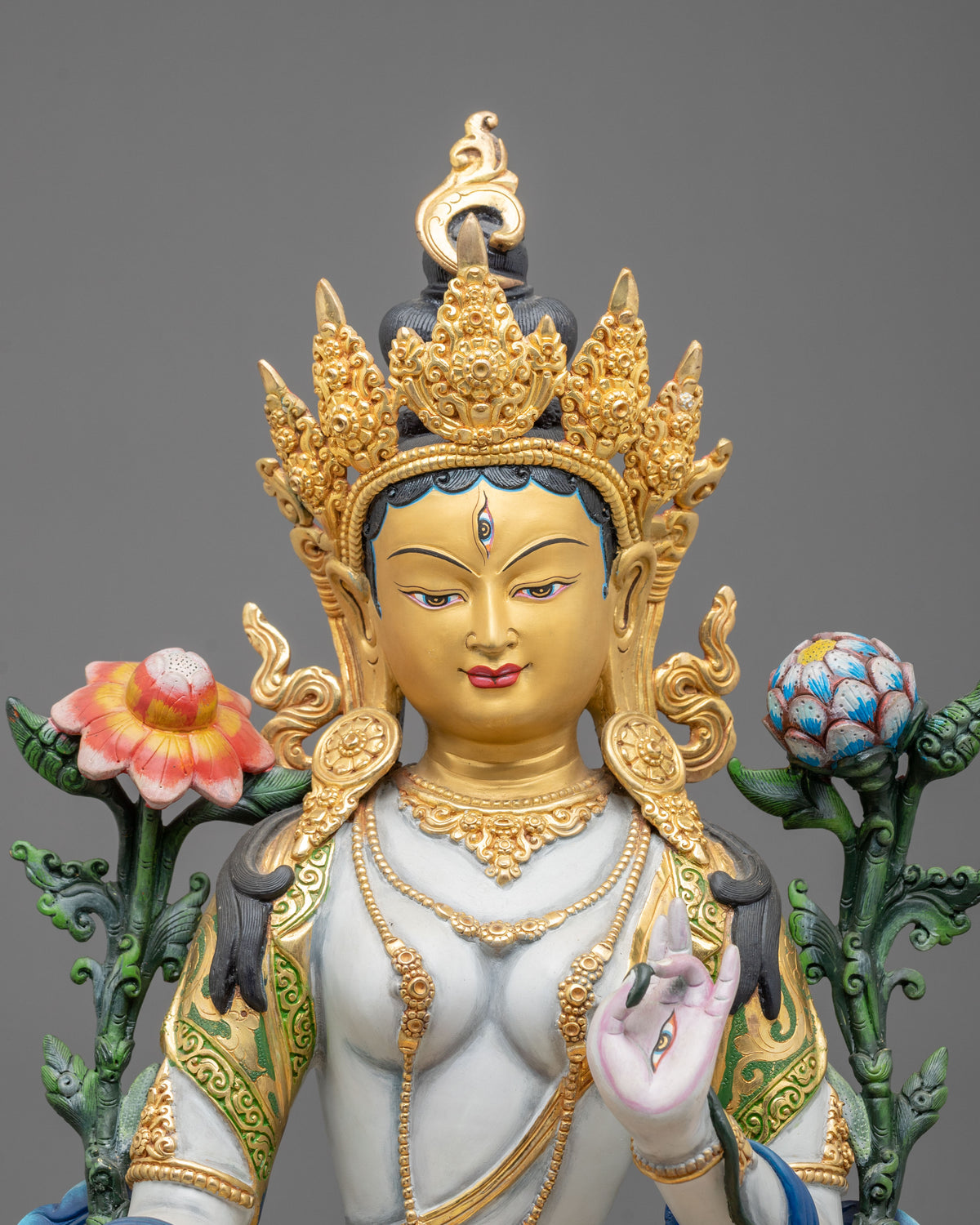 White Tara Sculpture | Compassion and Longevity