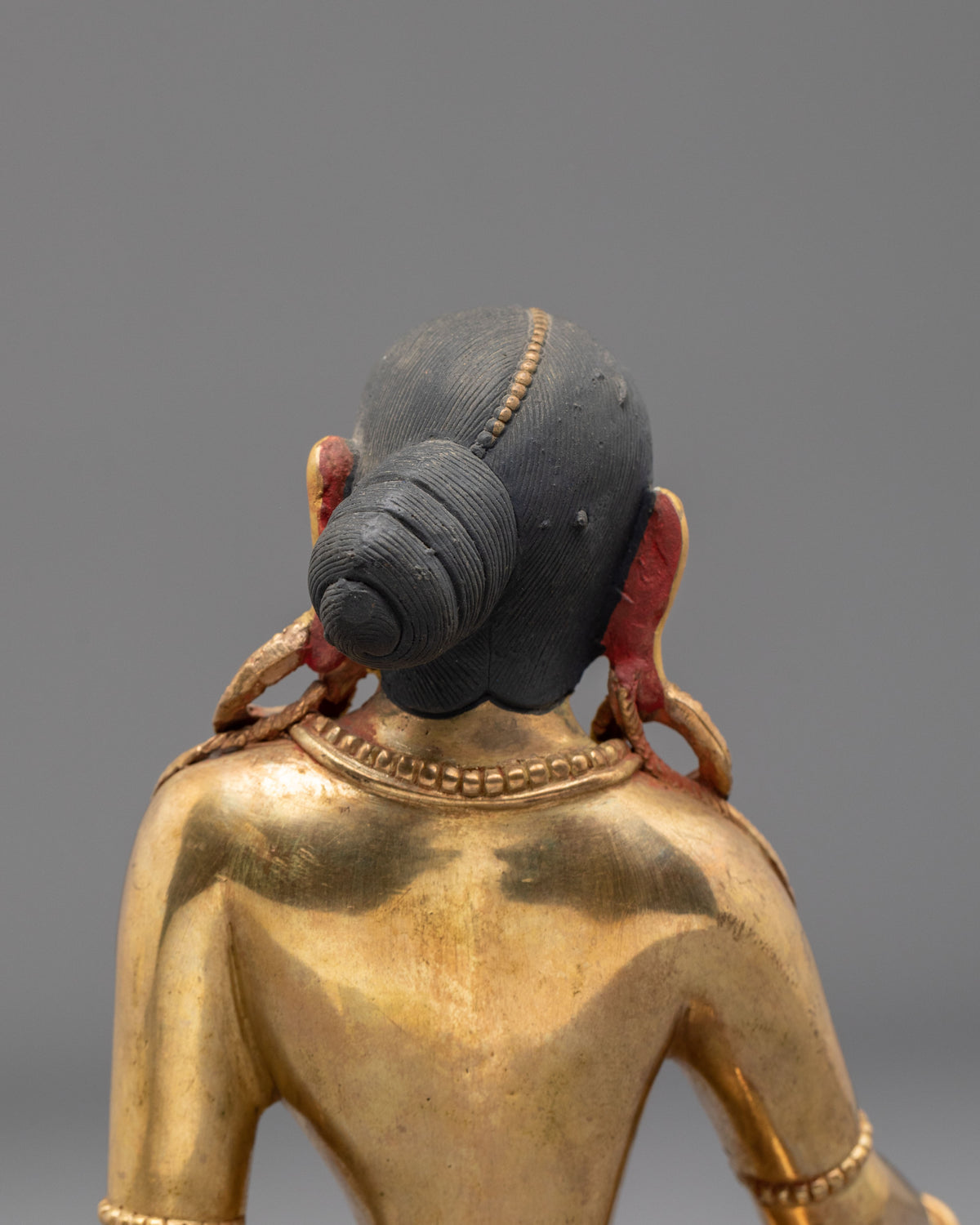 Hindu Goddess Parbati Sculpture | 24K Gold Gilded