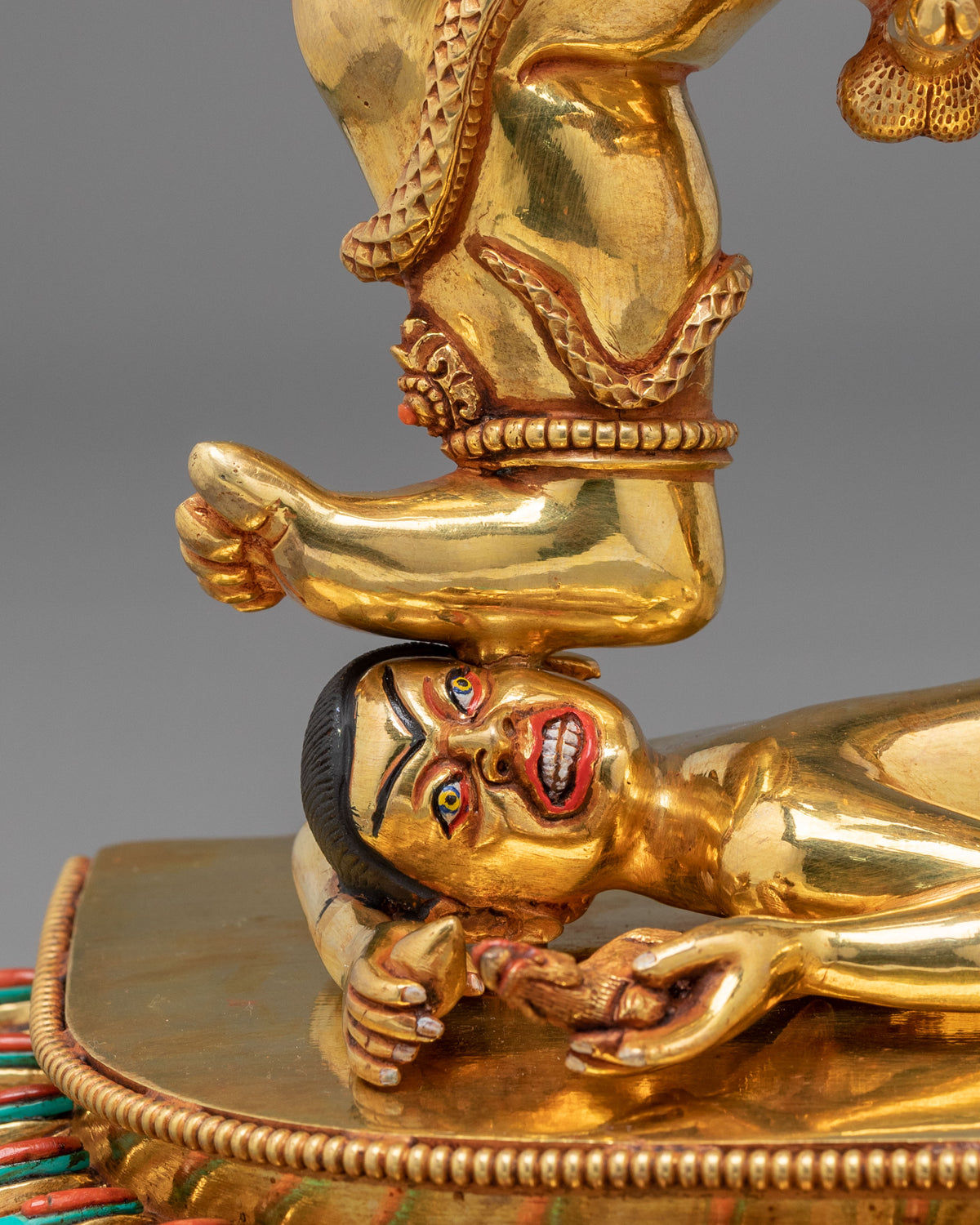 Black Jambhala Statue | Wrathful Wealth Deity
