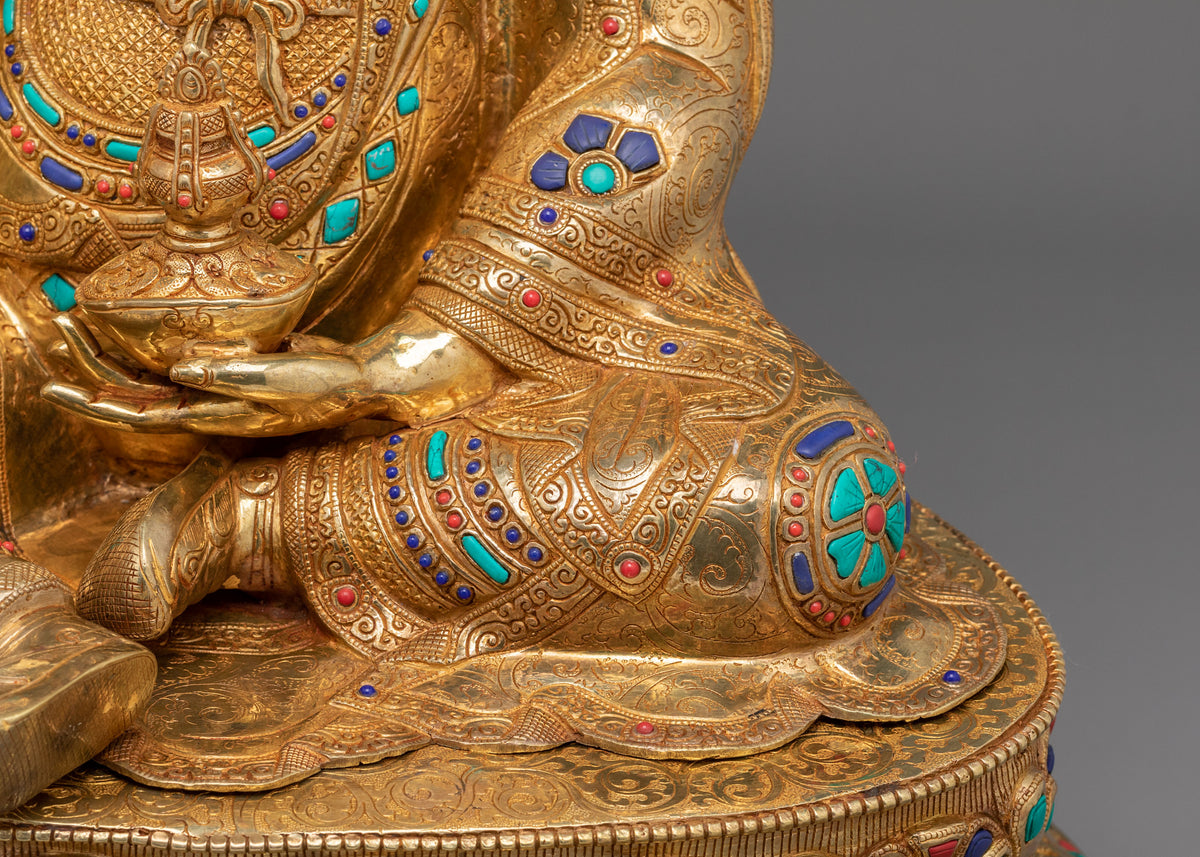 Guru Rinpoche Traditional Handcrafted Statue