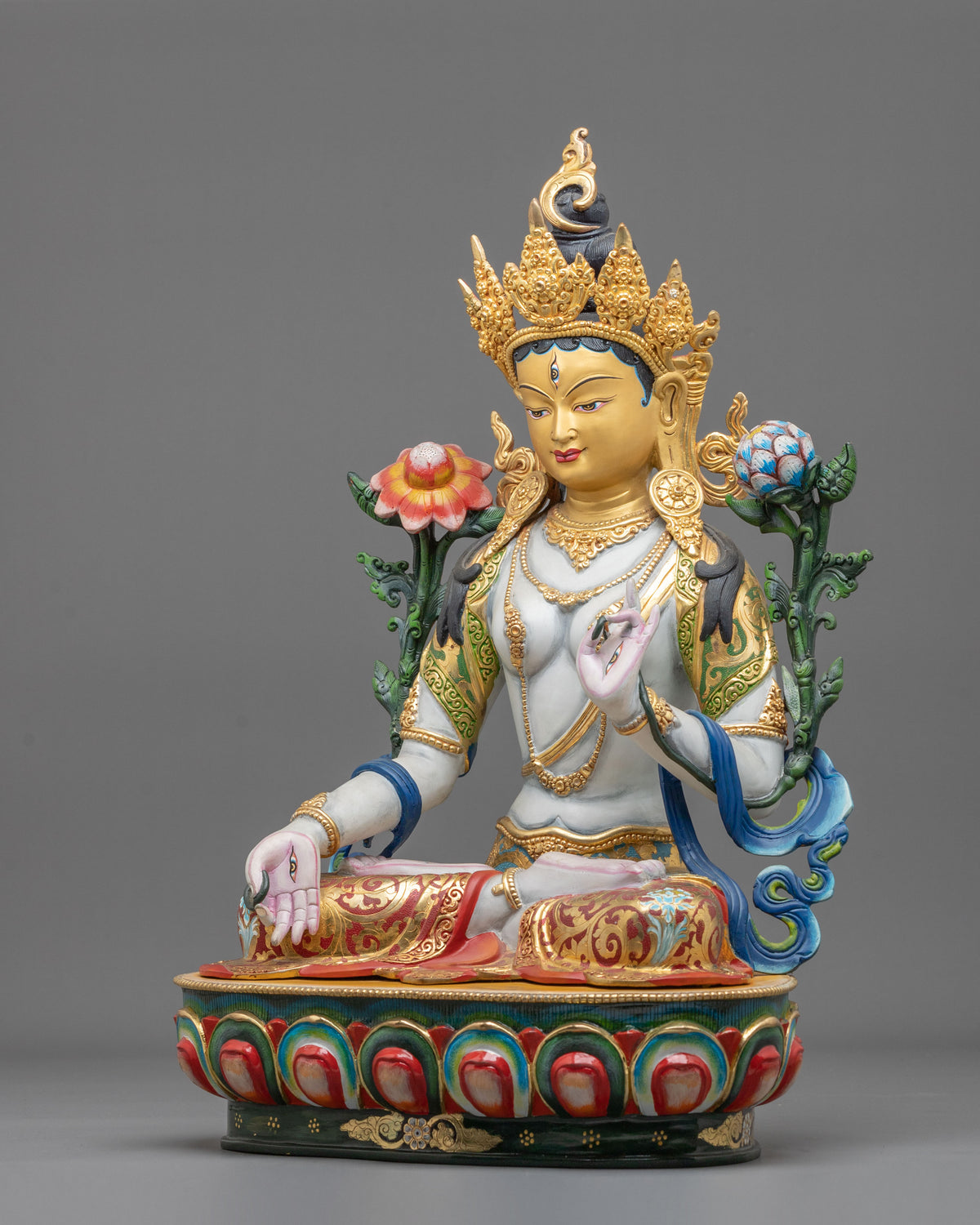 White Tara Sculpture | Compassion and Longevity