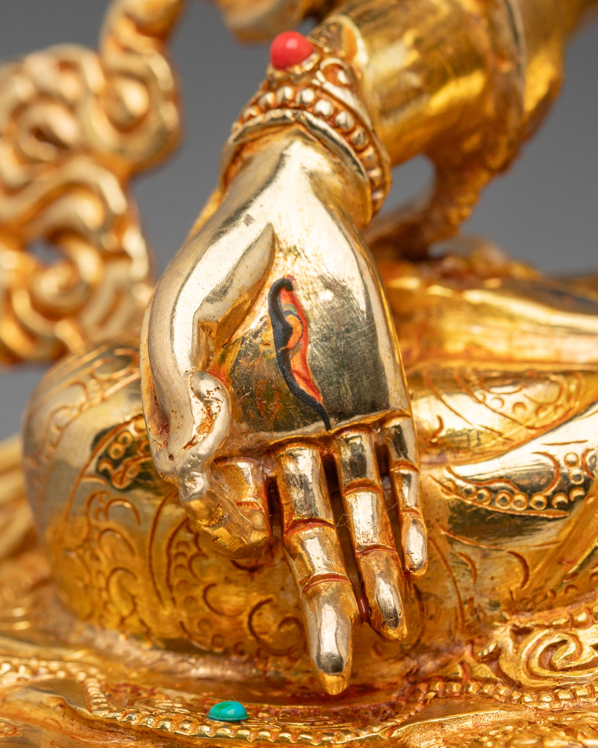 White Tara 24K Gold Coated Sculpture | Altar Decor