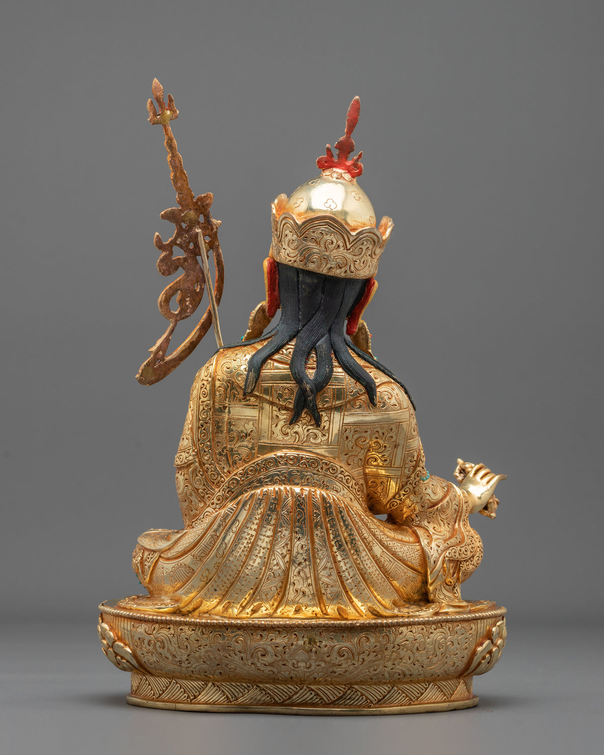 Guru Rinpoche Copper Statue | Lotus-Born Master of Vajrayana
