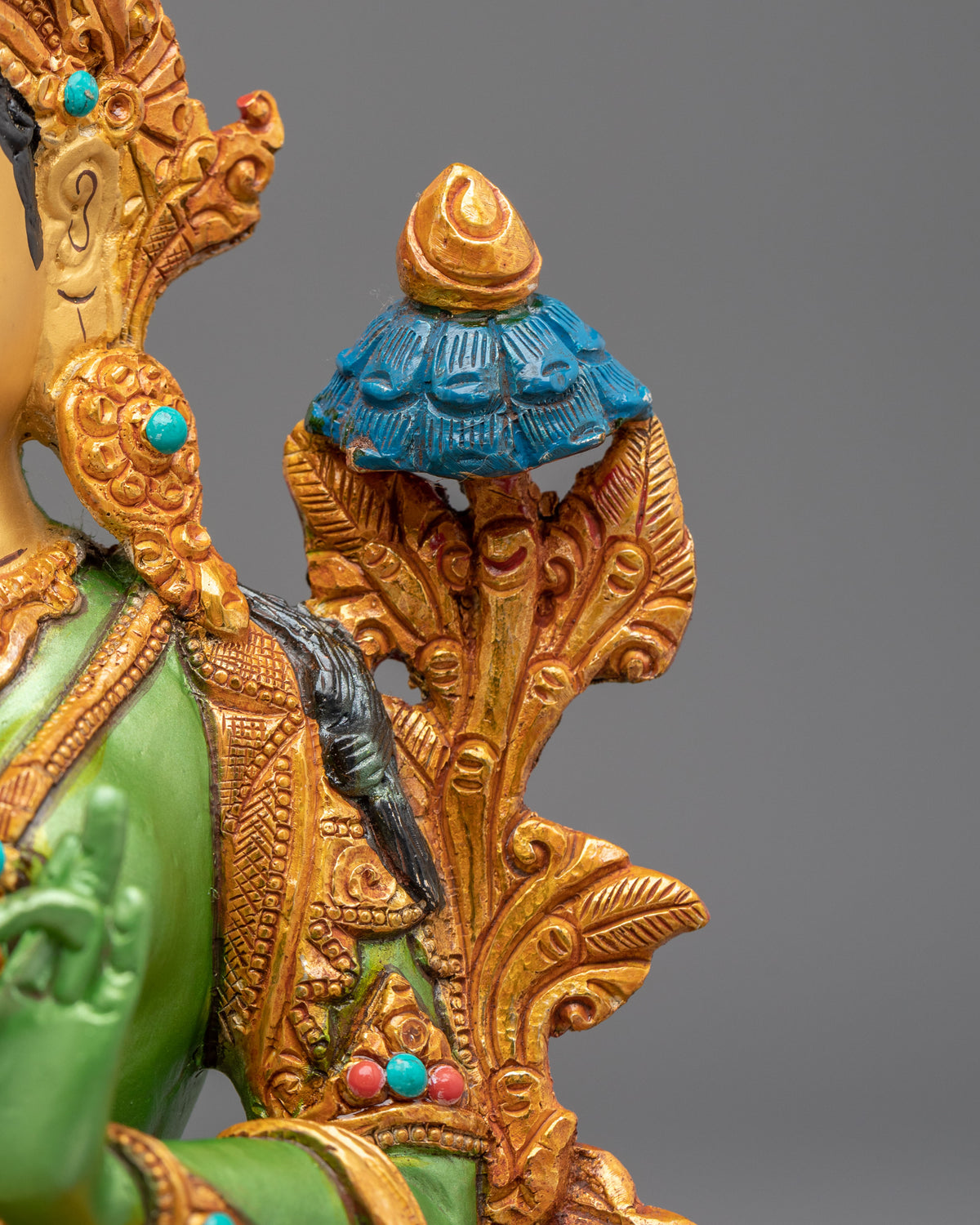 Handcrafted Green Tara Statue | Mother of All Buddha