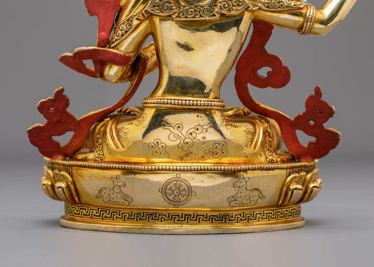 Manjushri Wisdom Sword Buddhist Statue | Handcrafted Buddhist ArtWork