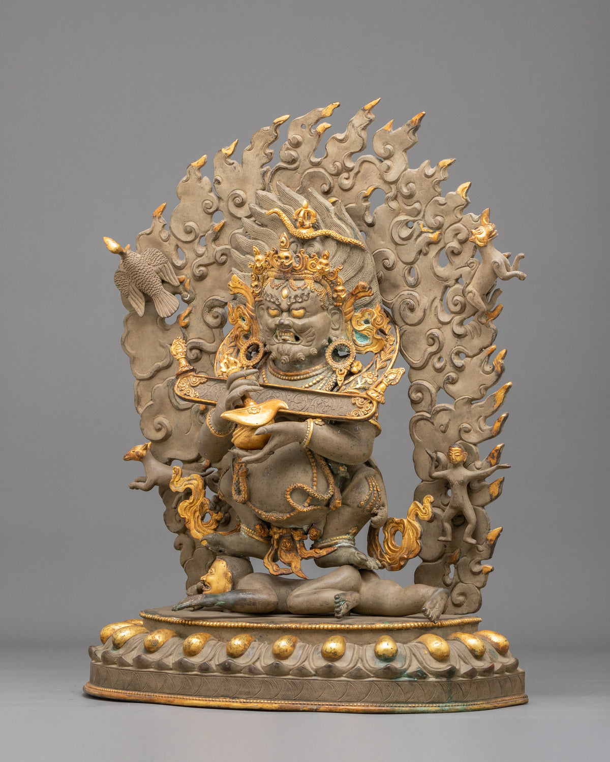 Shakya Mahakala Statue | Wrathful Guardian of Wisdom