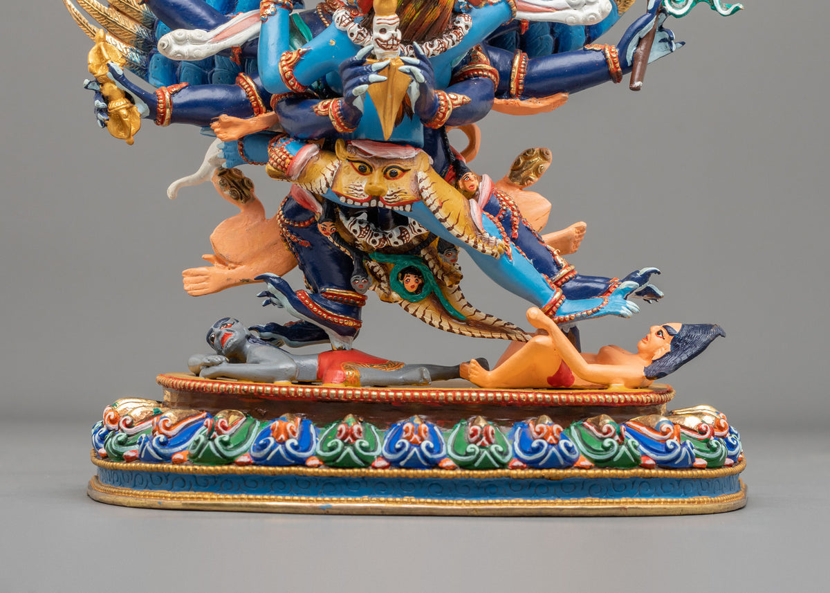 Vajrakilaya Copper Figurine |  Deity of Purification and Protection