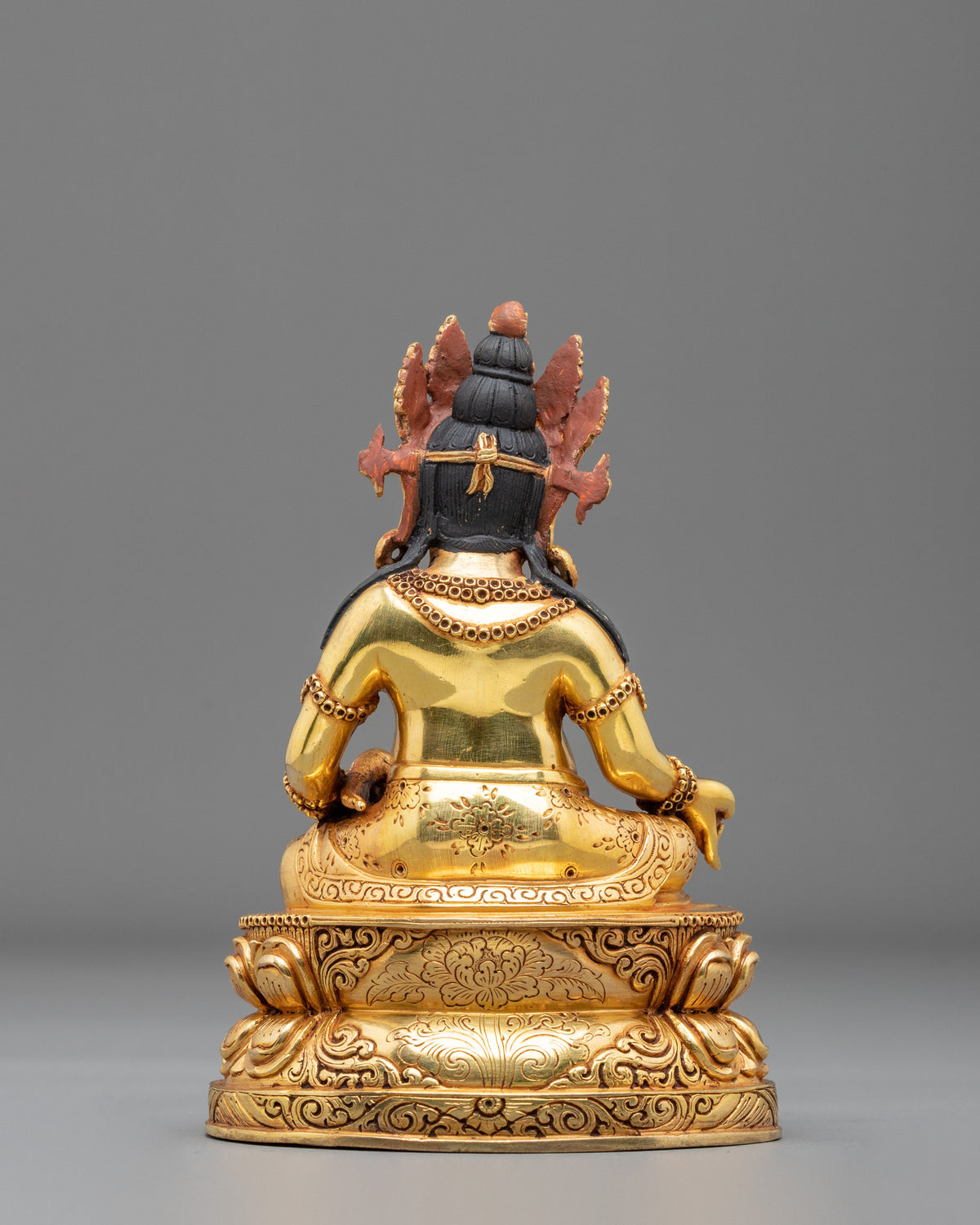 Jambhala Statue | 24K Gold Gilded Sacred Figurine