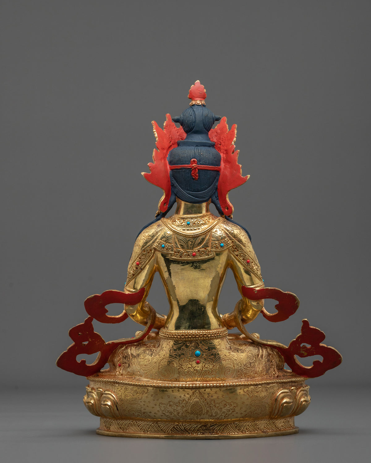 Amitayus Nectar Vase Buddha Statue | Buddha of Longevity and Wisdom