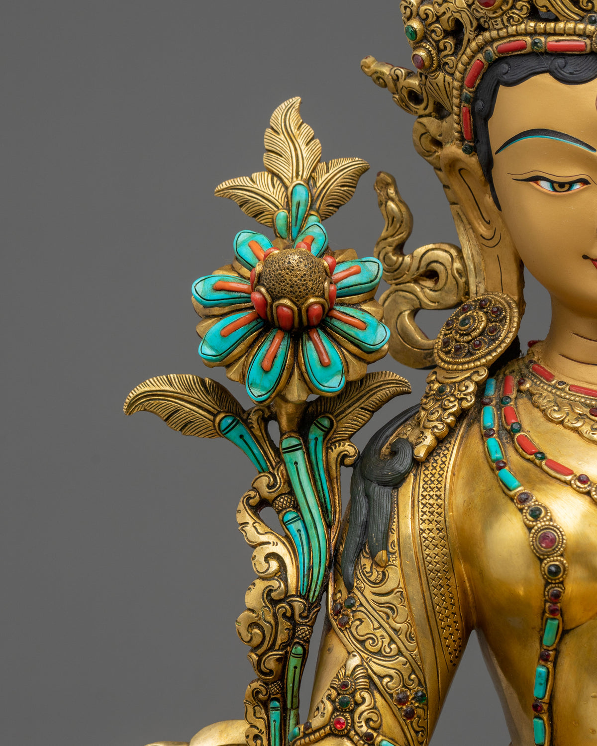 White Tara Compassionate Figurine | Compassionate Deity of Long Life