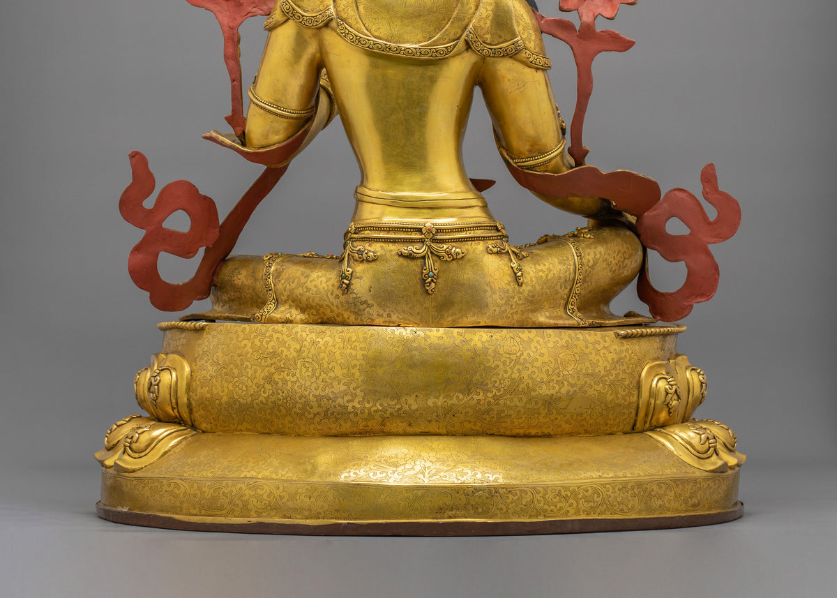 Mother of Liberation Green Tara Artwork:  Buddhist Sacred Decor