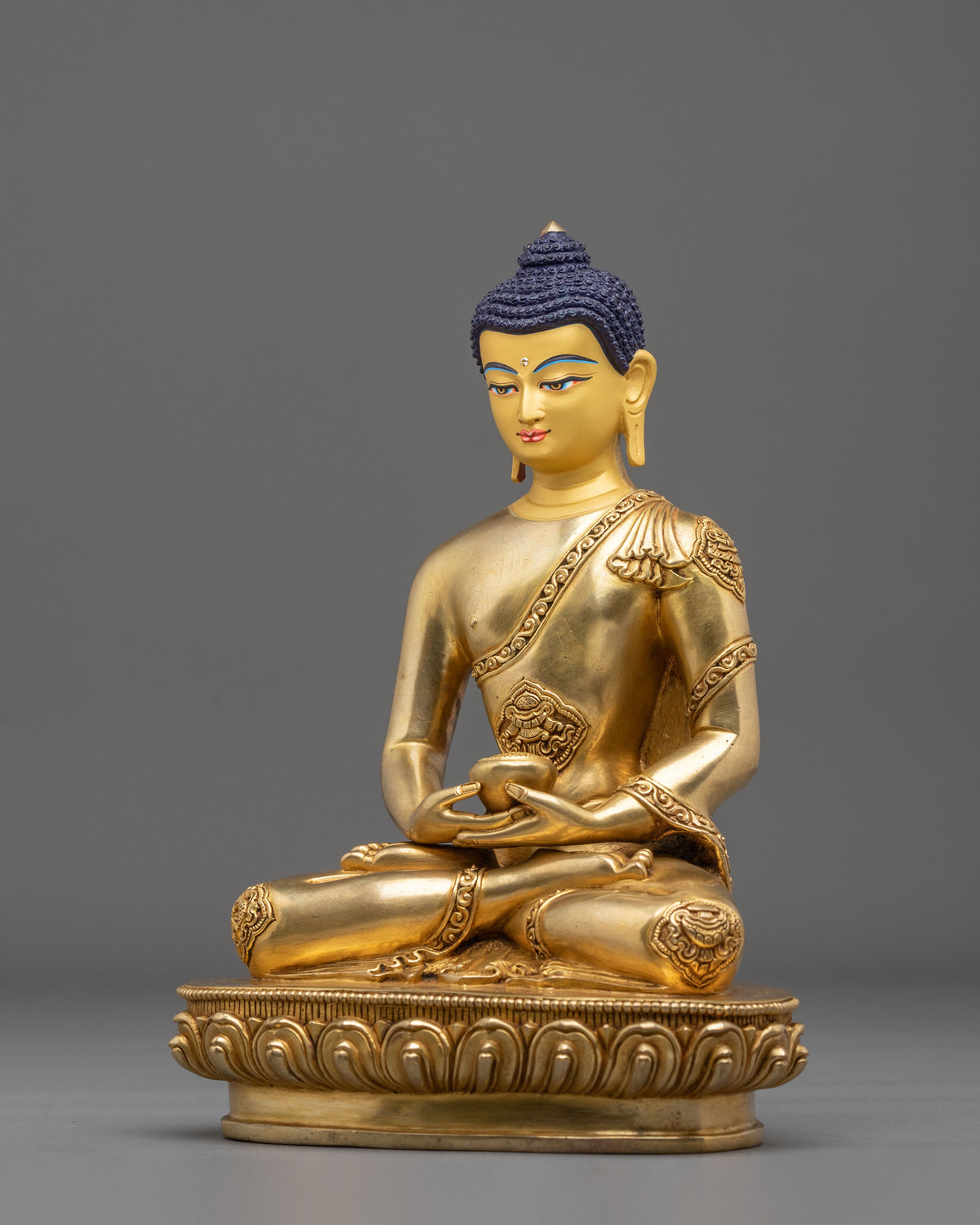 Amitabha Buddha Sculpture for Altar | Buddha of Infinite Light