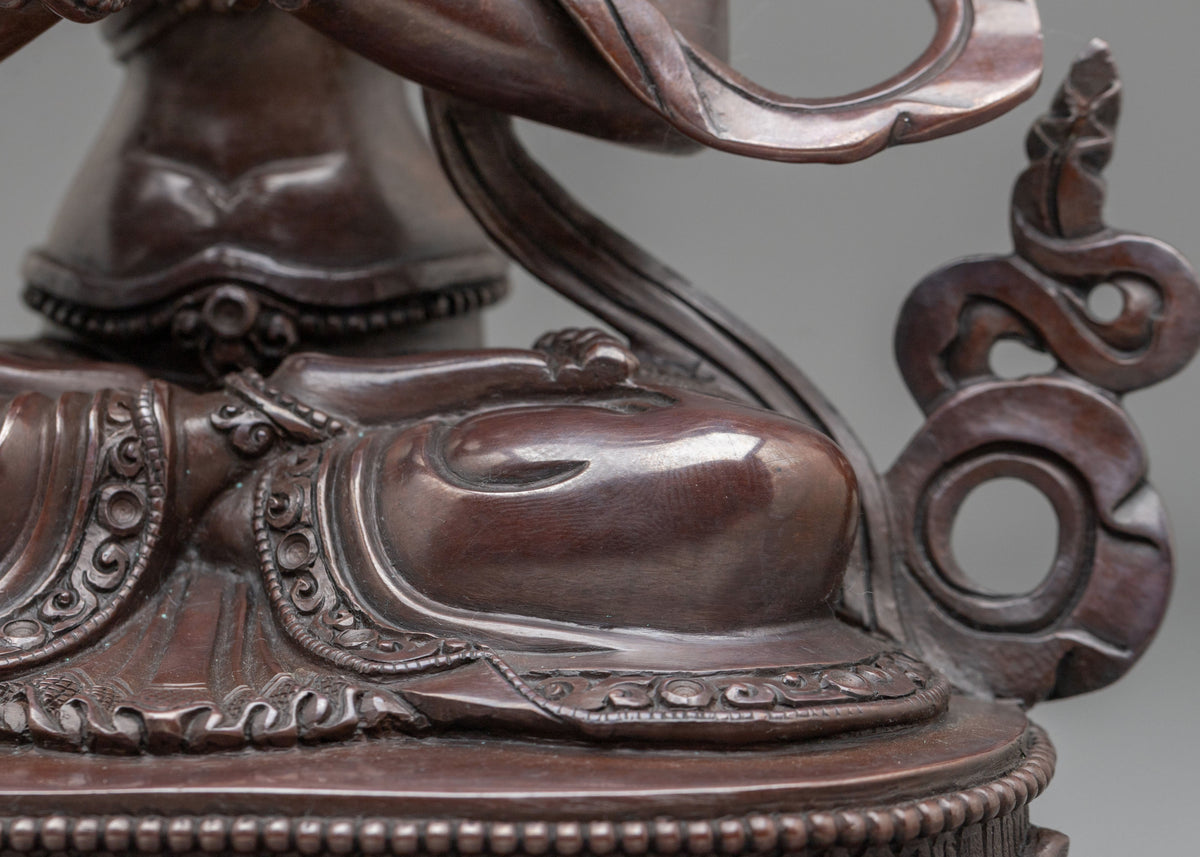 Vajradhara Oxidized Copper Statue | The Primordial Buddha