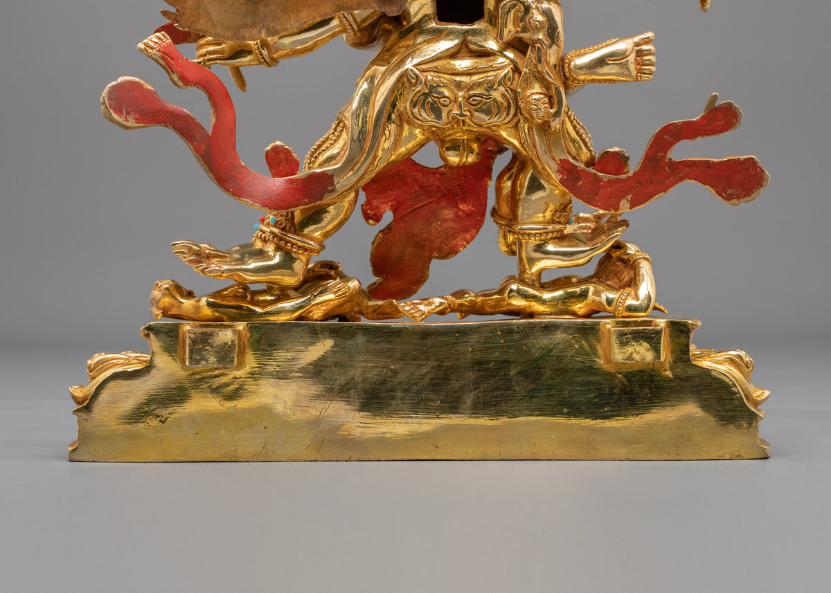 Wrathful Deity Vajrakilaya Sculpture: Purification and Protection