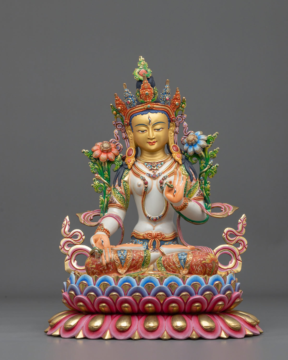 White Tara Statue 