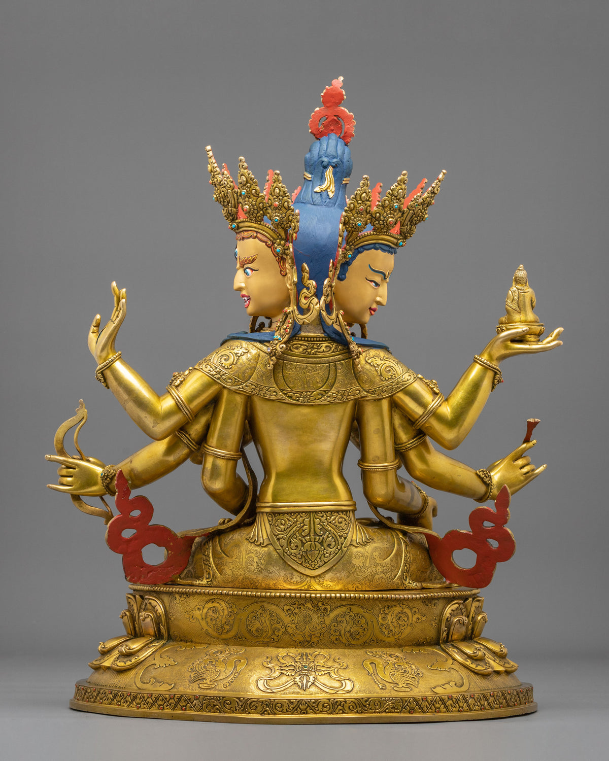 Namgyalma Sculpture | 24K Gold Gilded Tibetan Buddhist Deity Artwork