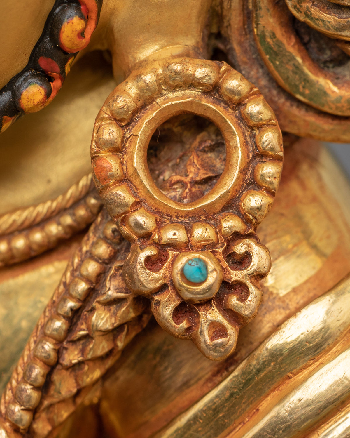 Black Dzambhala Copper Statue | Wrathful Wealth Deity
