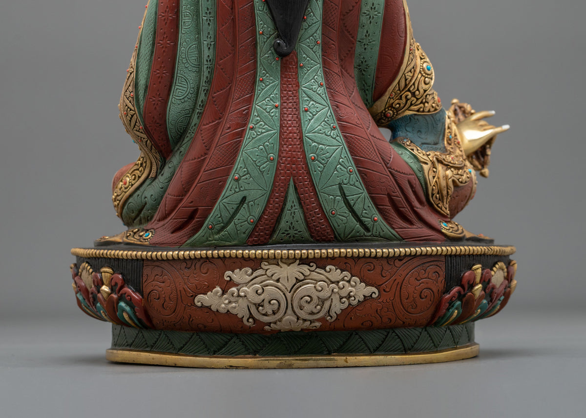 Guru Rinpoche Statue | Handcrafted Copper Figurine