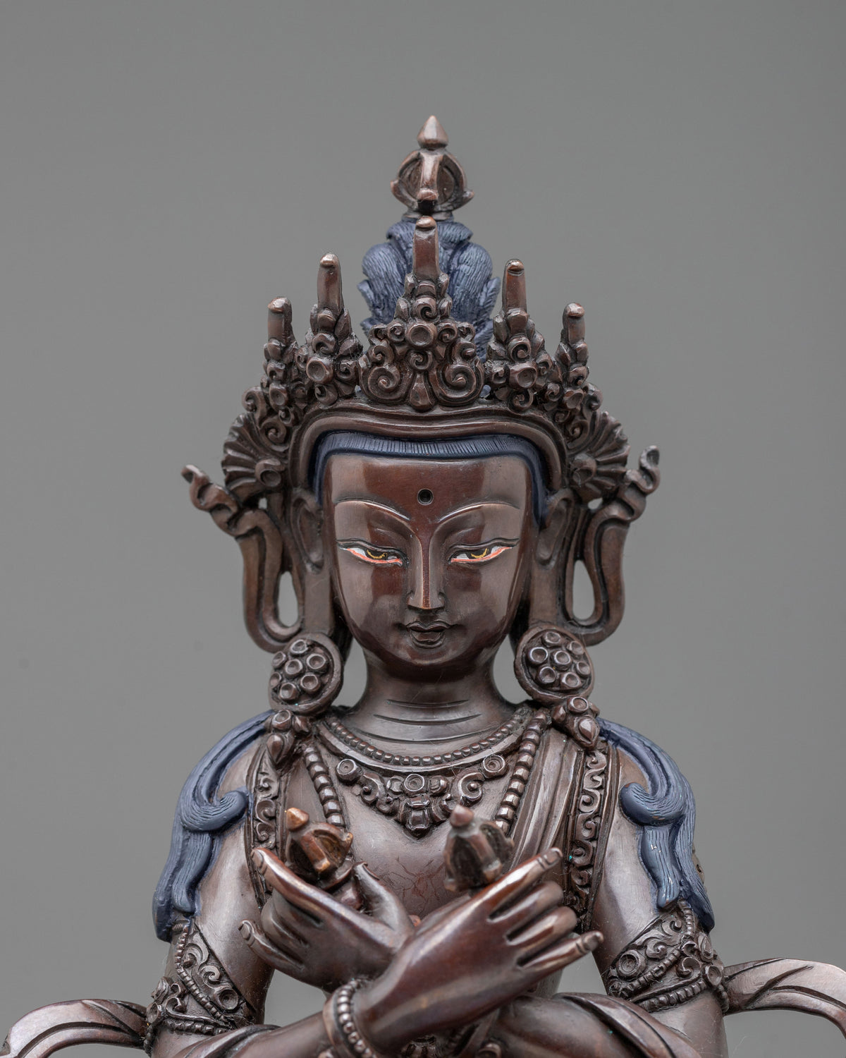 Vajradhara Oxidized Copper Statue | The Primordial Buddha