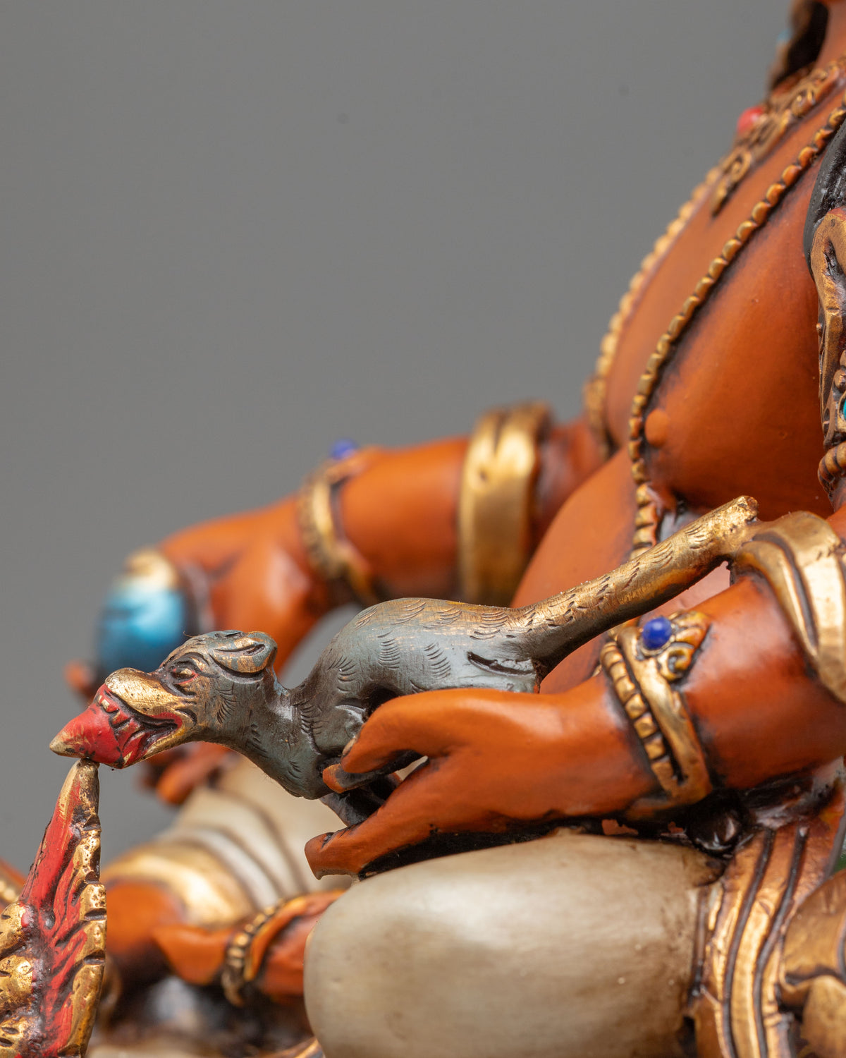 Dzambhala Himalayan Sculpture | Buddhist Deity of Wealth and Generosity