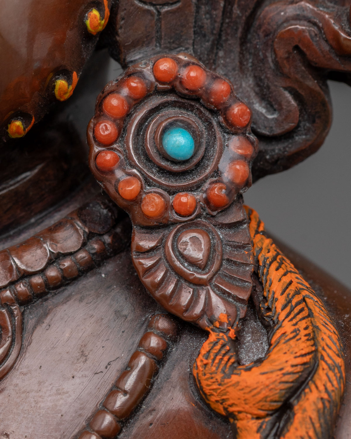 Dzambhala Handmade Traditional Statue | Oxidized Copper Statue