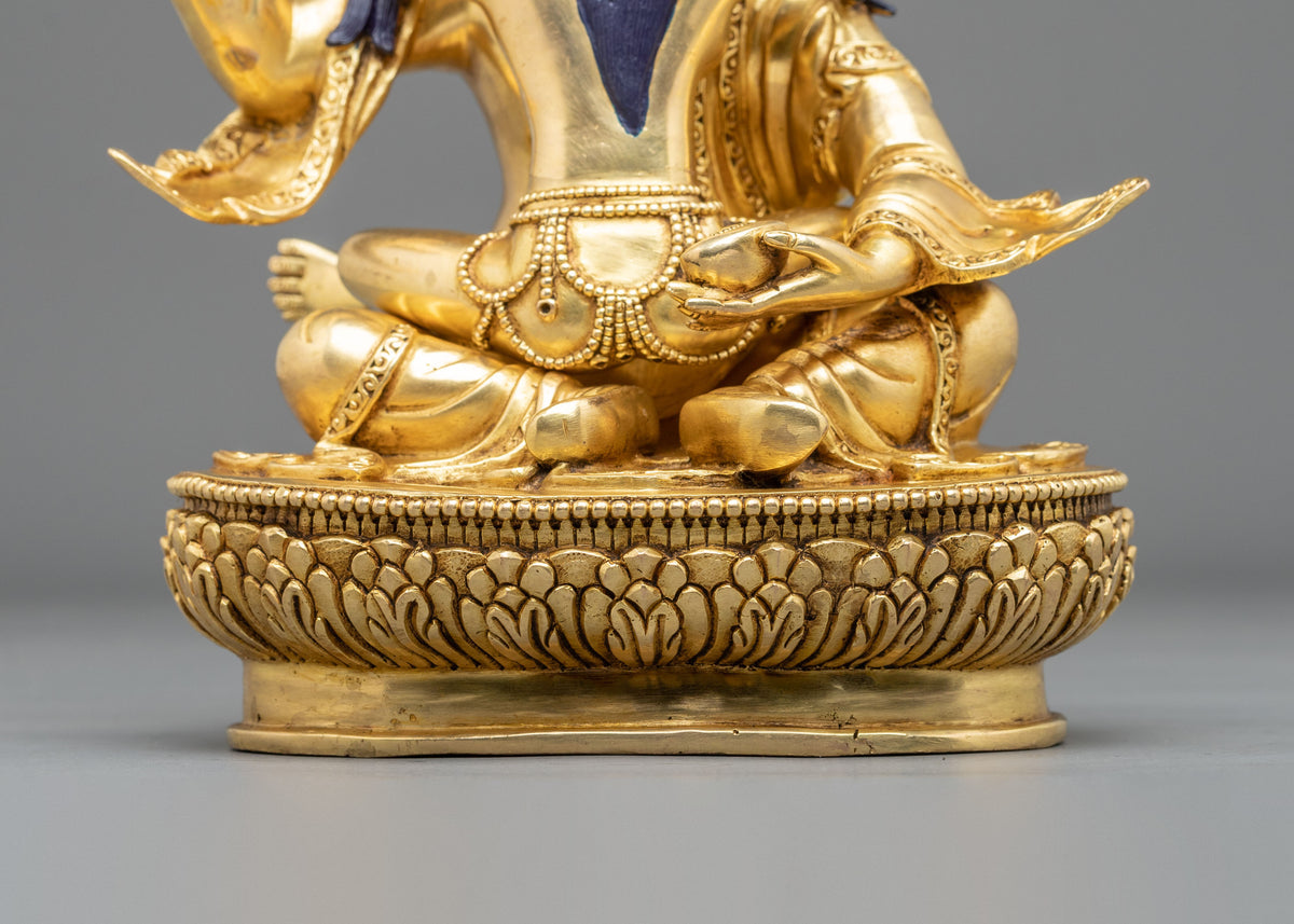 Guru Rinpoche With Consort | Sacred Vajrayana Sculpture