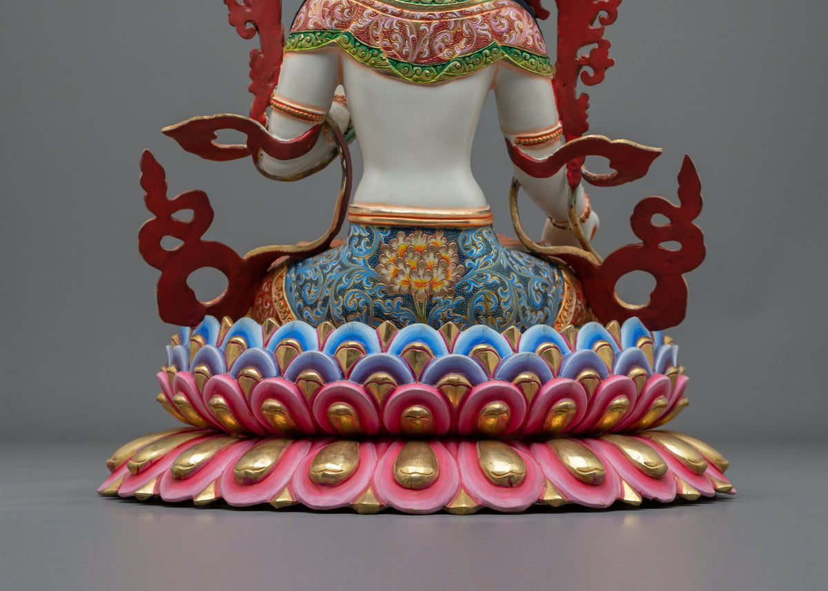 White Tara Statue | Compassionate Protector of Long Life and Healing