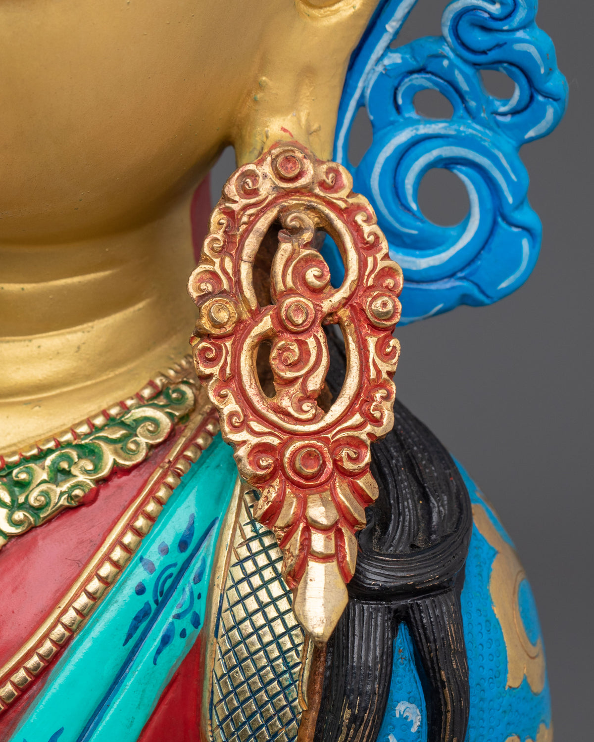 Amitayus Figurine Buddha of Infinite Life | Altar Decor