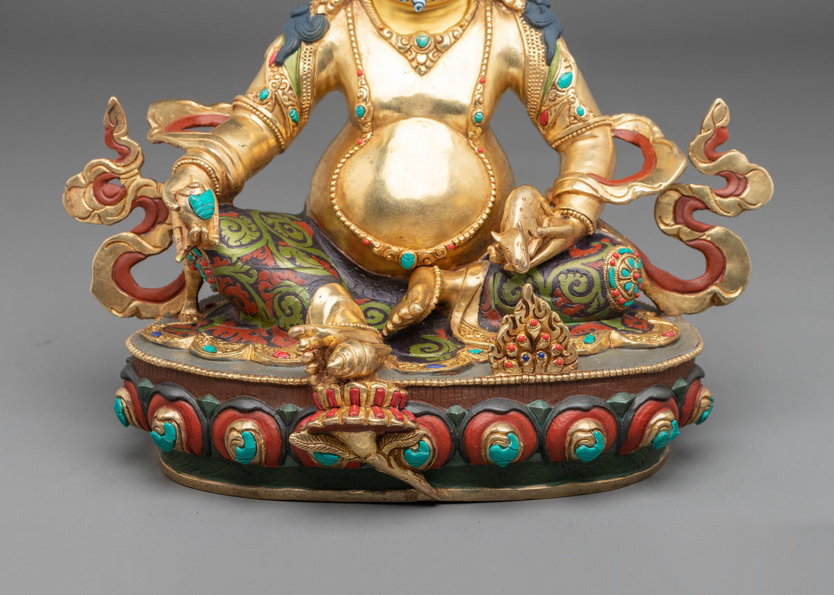 Handmade Dzambhala Sculpture | Deity of Wealth