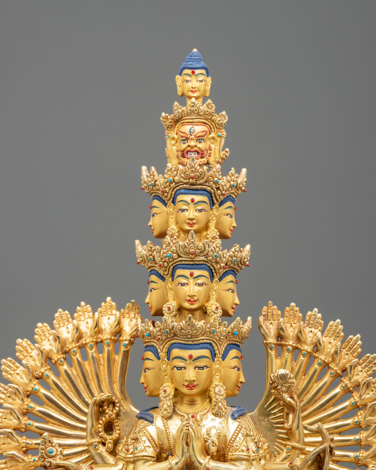 1000 Armed Avalokiteshvara Buddhist Statue | Bodhisattva of Boundless Compassion