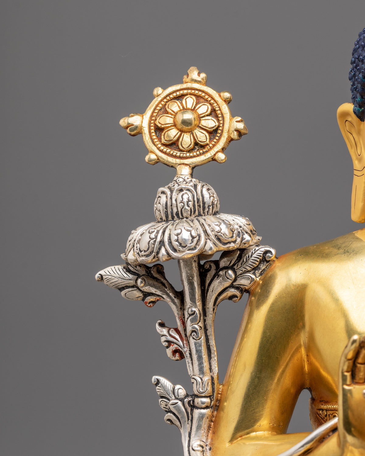 Maitreya Buddha Statue Future of Compassion | 24K Gold Gilded Copper Statue