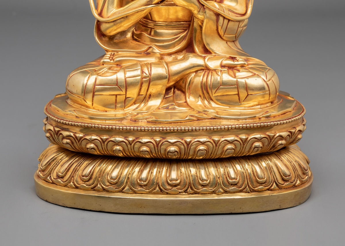 Drogon Chogyal Phagpa Copper Statue |  Himalayan Shrine Altar Decor