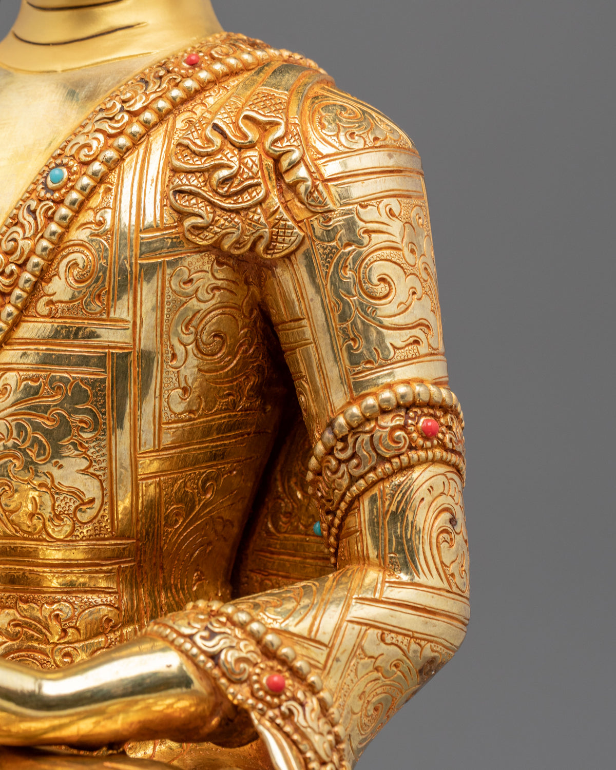 Handmade Shakyamuni Buddha Copper Statue