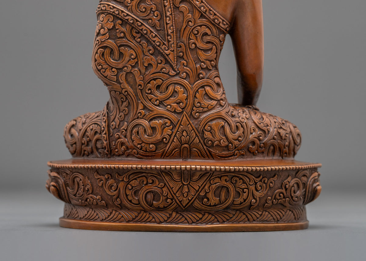 Shakyamuni Buddha Statue | Traditional Nepalese Artwork