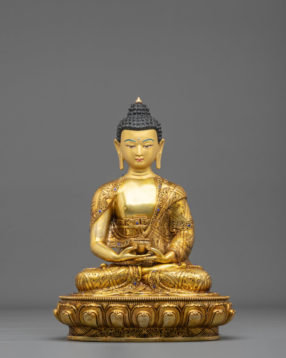 Amitabha Buddha Sacred Handmade Statue | Buddha of Infinite Light and Pure Land