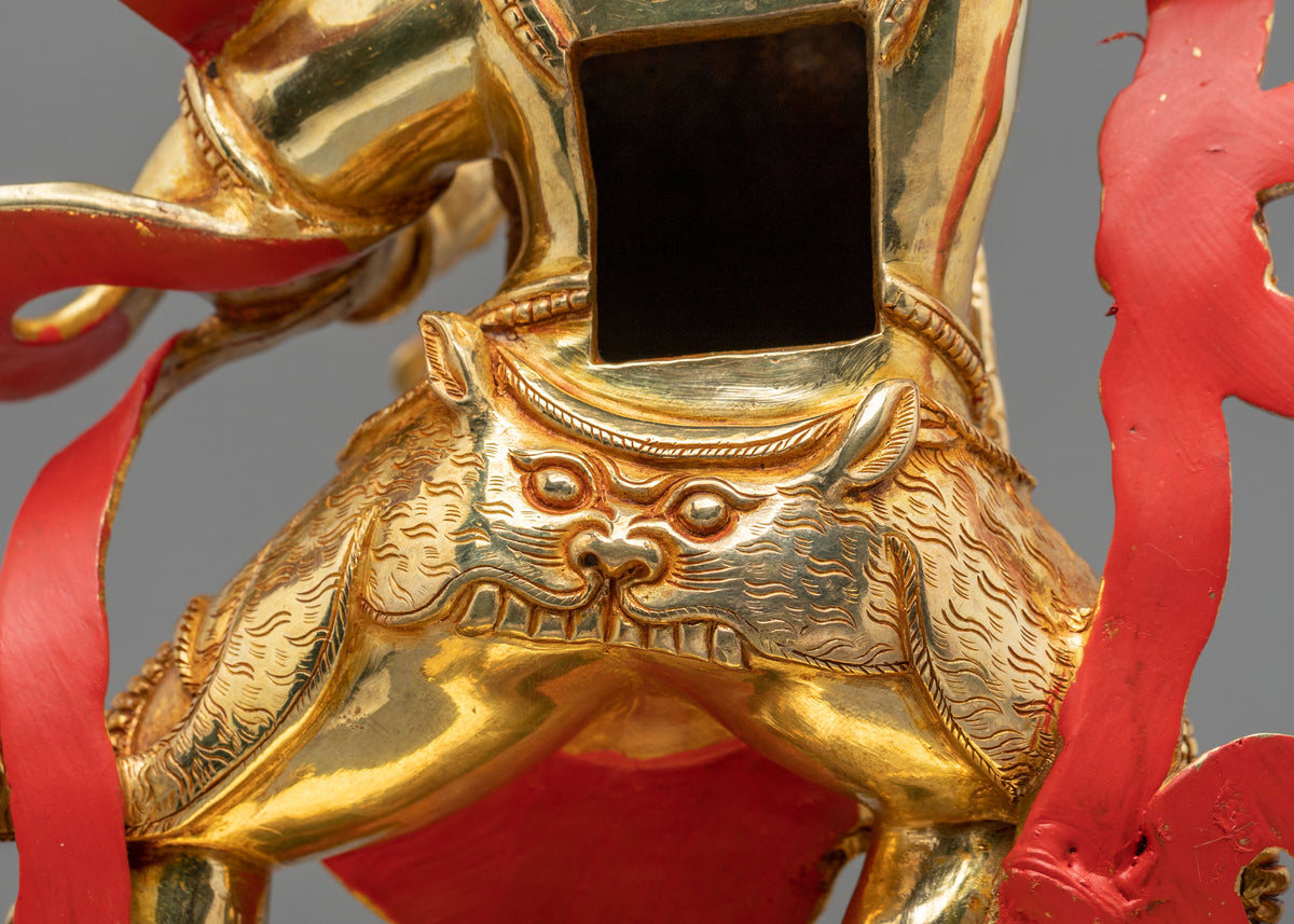 Vajrapani Thunderbolt Guardian Statue | Protector of the Dharma