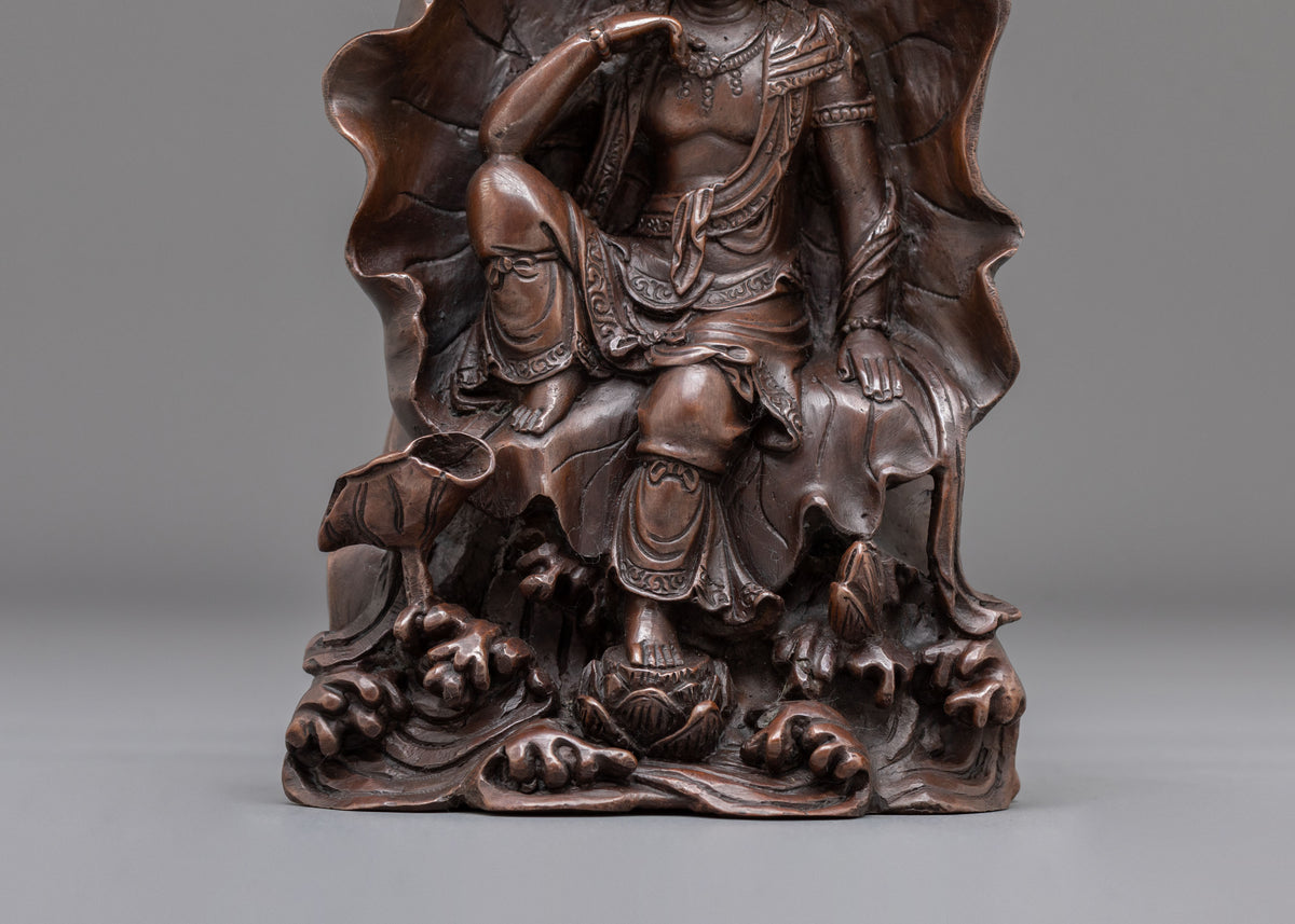 Lokeshwor Statue | Sacred Copper Form of Avalokiteshvara
