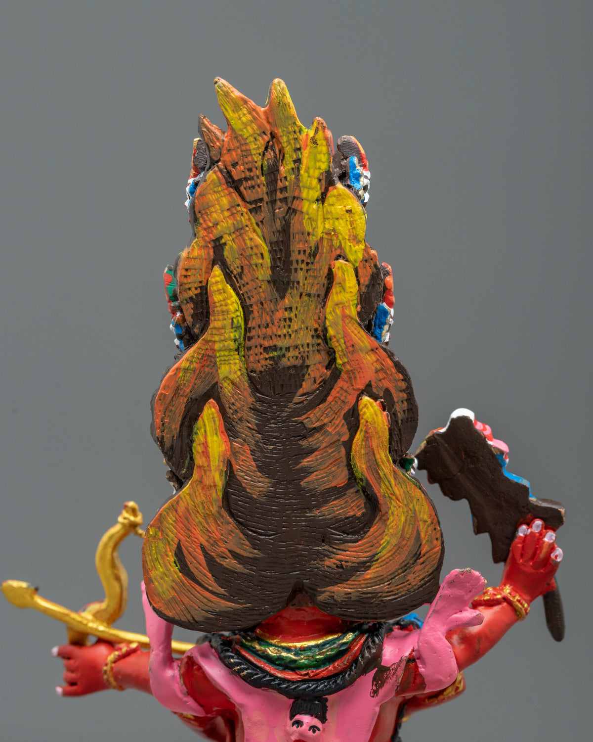 Rahula Spiritual Copper Sculpture:  Nyingma Dharmapala
