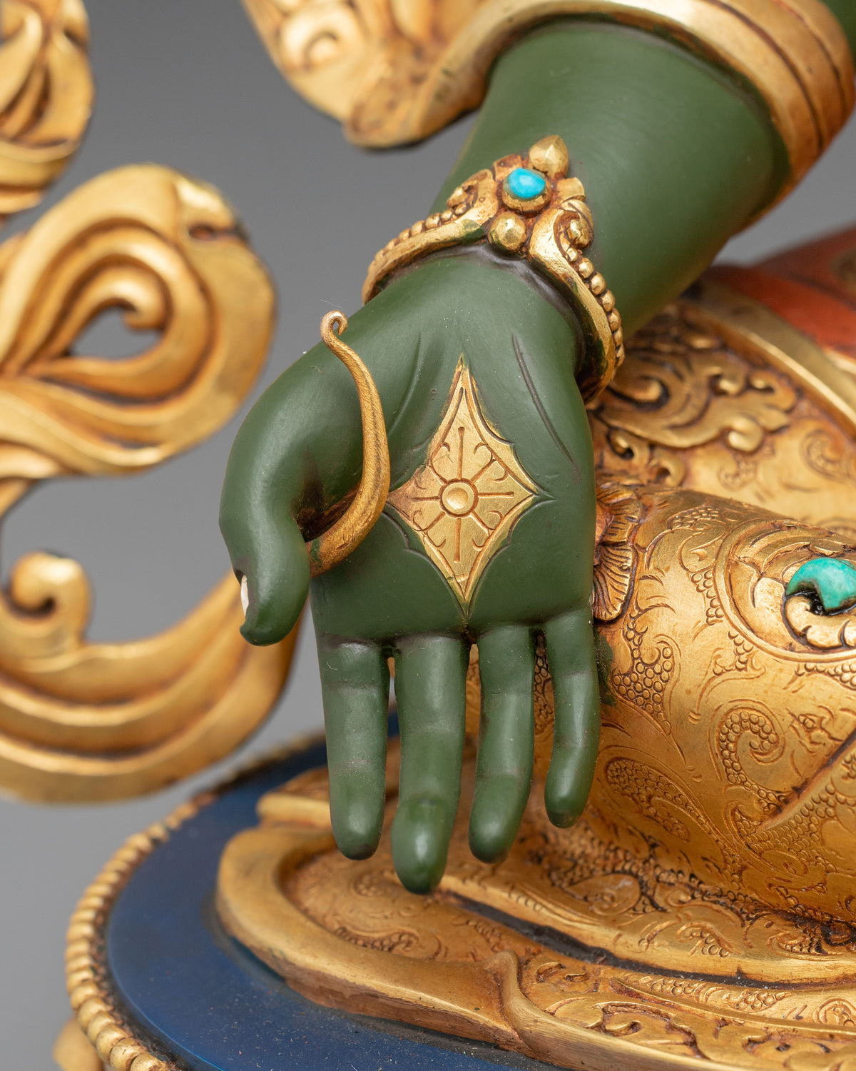 Green Tara Sculpture | Tibetan Goddess of Protection