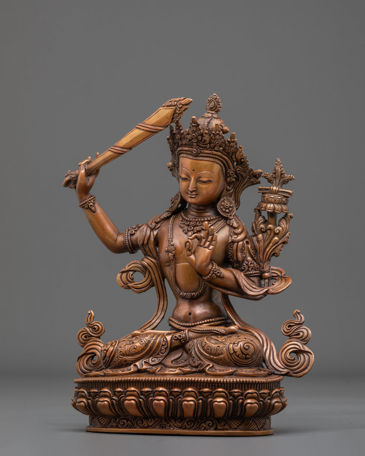 Manjushri Statue | The Light of Enlightened Wisdom
