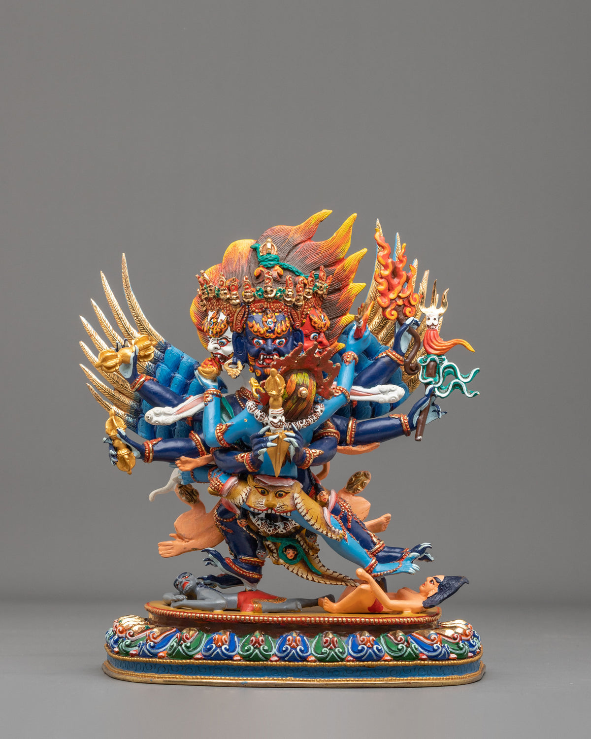 Vajrakilaya Copper Figurine |  Deity of Purification and Protection