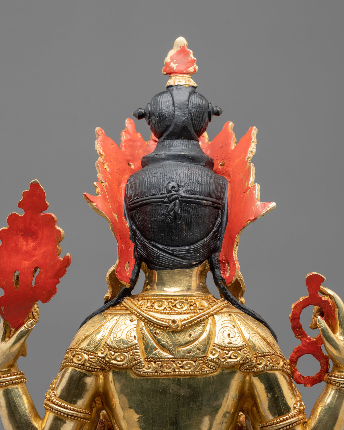 Chenrezig Copper Statue | Sacred Buddhist Guardian