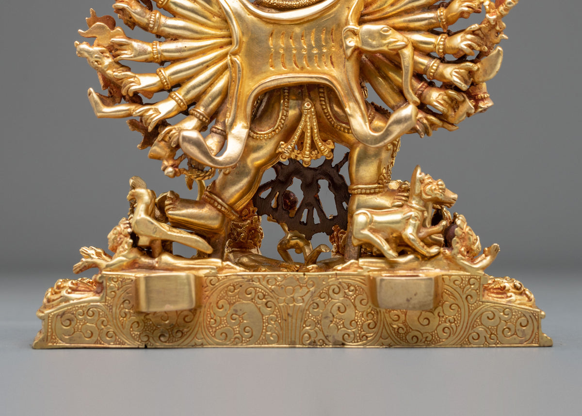 Yamantaka Buddhist Decor Statue | Himalayan Buddhist Sacred Decor