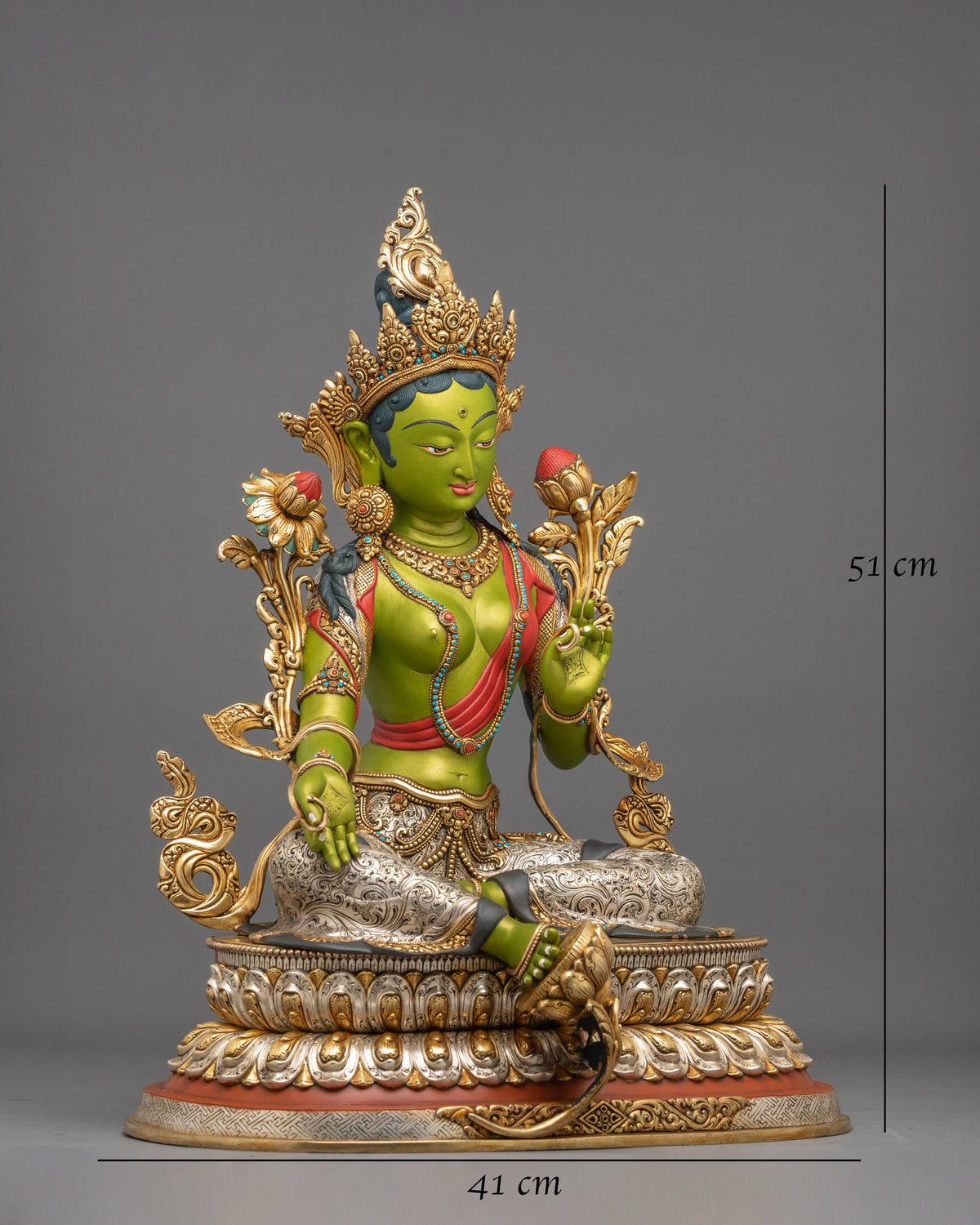 Green Tara Statue | The Noble Mother of Swift Liberation