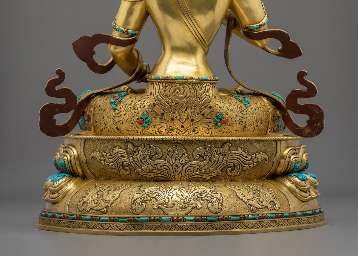 Vajrasattva Sculpture for Altar | Diamond Mind Buddha of Purification