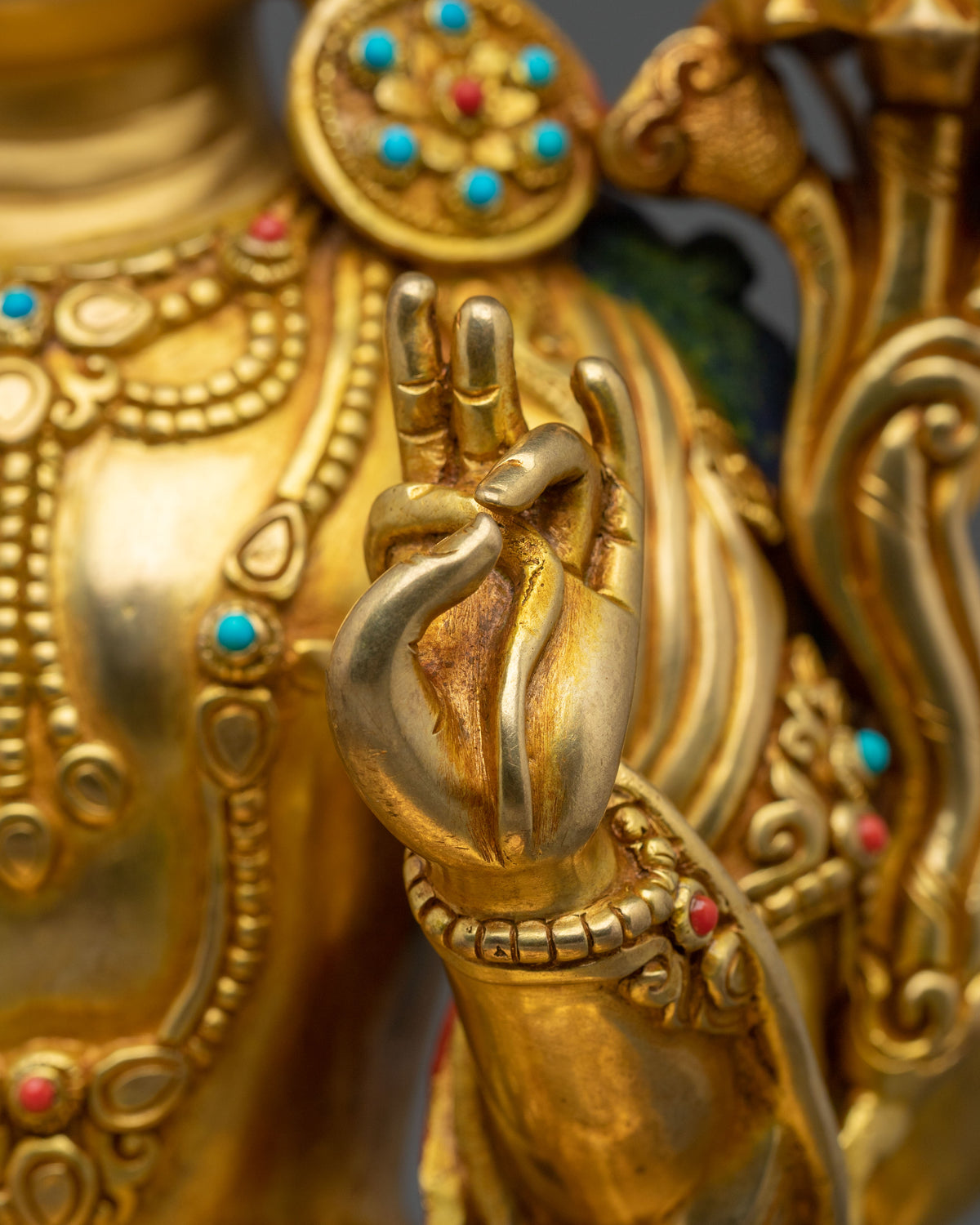 Maha Manjushri Statue | Tibetan Buddhist Wisdom Sculpture