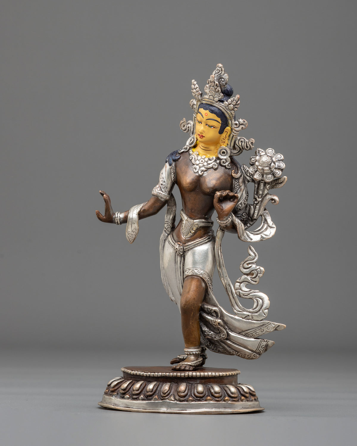 Dancing Tara Sculpture | Buddhist Deity of Wealth and Generosity