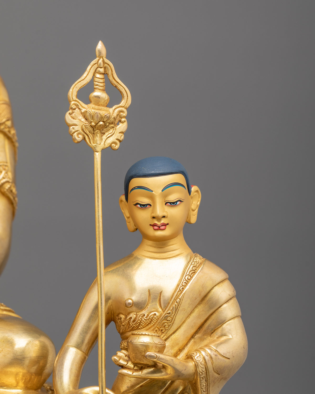 Majestic Shakyamuni Buddha with Disciples Altar Statue